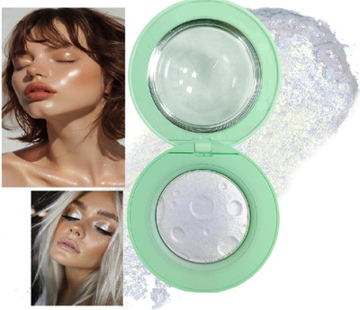 CATERINACHIARA Highly-Pigmented Powder Highlighter with Luminous Finish  Highlighter(silver)
