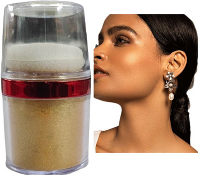 BLUEMERMAID SMUDGE PROOF GOLD HIGHLIGHTER FOR SHINY LUMINOUS LOOK Highlighter(GOLD)