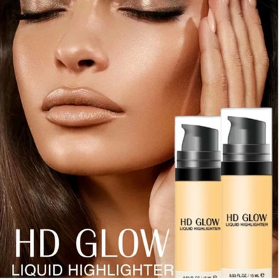 AFARAXIA HD glow golden liquid highlighter liquid highlighter gold highlighter pack of 2 Highlighter(GOLDEN)