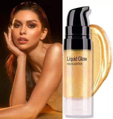 REIMICHI Gold Liquid Highlighter For Face Makeup Illuminating With Long Stay Finish Highlighter(Gold)
