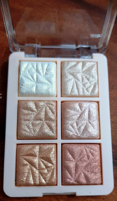 tanvi27 shimmer glitter highlighter powder face Highlighter & Bronzer Palette Highlighter(MULTI COLOR)