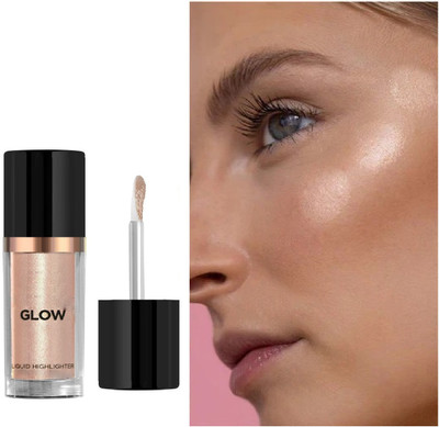Latixmat Pro Shimmer Face Liquid Highlighter For Makeup Highlighte Highlighter(Light Gold)