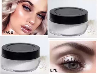 GFSU - GO FOR SOMETHING UNIQUE MAKEUP FACE EYE,CHEEKSHIGHLIGHTER COMBO Highlighter(WHITE, SILVER)