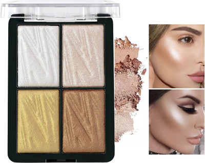 Yuency BEST SHIMMER HIGH PIGMENTED HIGHLIHTER PALETTE Highlighter(MULTI COLOR)