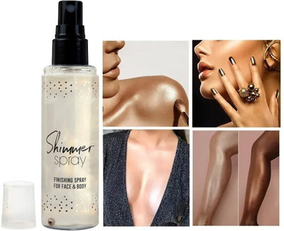 YAWI Face Highlighter Makeup Glitter Body Makeup Shimmer Liquid Highlighter(silver)