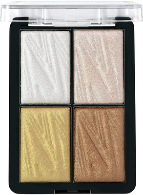 ADJD 4colour Highlighter and Blusher Palette Highlighter Best illuminating Highlighter(Multicolor)