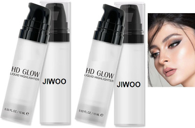 Jiwoo COMBO HD Glow liquid highlighter face and body waterproof Highlighter(SILVER)