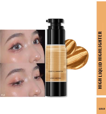 luzimaisa HD Gold Highlighter For Face Makeup Illuminating With Dewy Finish  Highlighter(gold)
