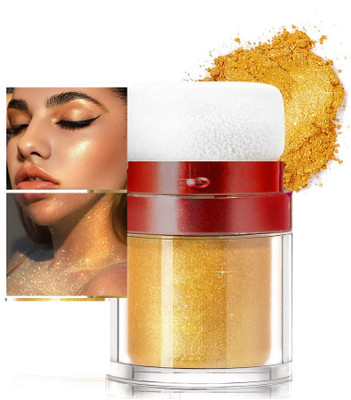 REIMICHI Body & Face Shimmer Highlighter Powder Pigments Highlighter(gold)