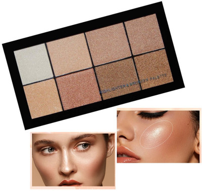 THTC HD Highlighter Palette Highlighter(Multicolor)