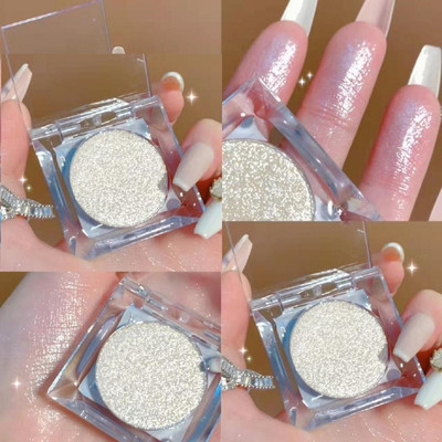 YAWI Makeup Shimmering Powder, Waterproof Long Lasting Highlighter(Silver)