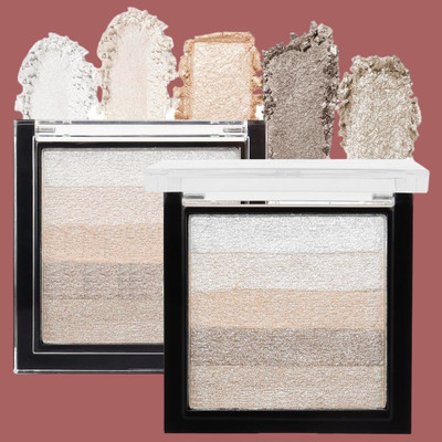 DYSOKAYO Shade 02 Professional Makeup Shining Star Shimmer Brick  Highlighter(Multicolor)