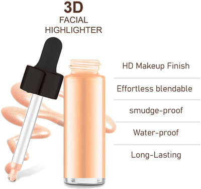 MYEONG Highlighter Makeup Body Glow Shimmer Liquid  Highlighter(Copper)