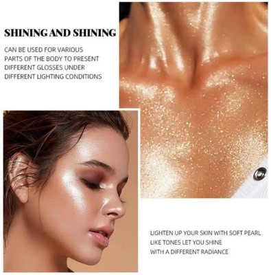 Jiwoo gold body highlighter for glowing skin Highlighter(copper)