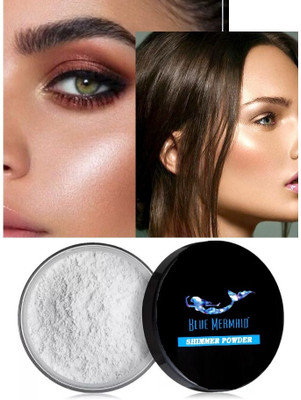 BLUEMERMAID SHIMMERY SILVER HIGHLIGHTER POWDER BEST FOR MAKEUP Highlighter(SILVER)