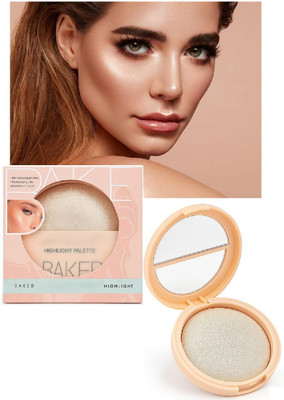 nuvya Compact Highlighter for Nose and Cheekbones S2 Highlighter(Silver)