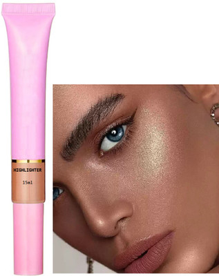 ADJD Liquid Highlighter puff Glow Liquid Highlighter For Face Makeup Illuminating Highlighter(copper)