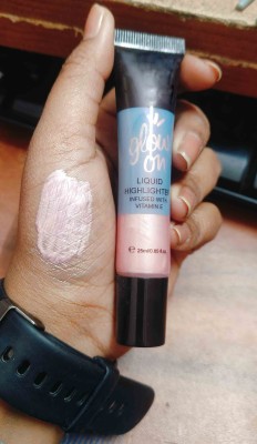 ADJD Colour Liquid Highlighter For Face makeup illuminating Pink Highlighter(Pink)