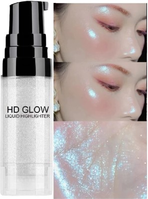 luzimaisa HD GLOW LIQUID HIGHLIGHTER WATERPROOF Highlighter(Silver)