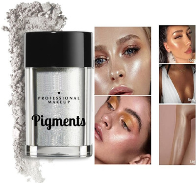 YAWI Silver Loose Highlighter Dust Pigment Powder Highlighter(sliver)