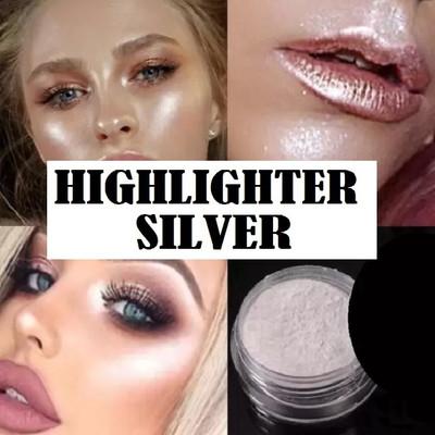 Neycare Highlighter with Metallic Finish Highly Pigmented, Lightweight  Highlighter(Silver)