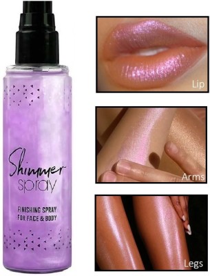 THTC High Gloss Sparkle for Face Body  Highlighter(purlpe)