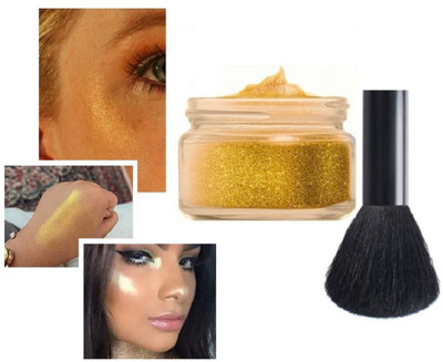EVERERIN Face Highlighter, Bronzer & Illuminator | Silky Smooth Texture Highlighter(Gold)