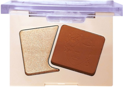nn golden highlighter brown contour palette pack of 1 Highlighter(MULTI COLOR)