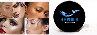BLUEMERMAID SILVER SHIMMERY HIGHLIGHTER LOOSE POWDER FOR FACE MAKEUP Highlighter(SILVER)