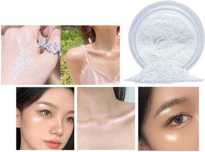 BLUEMERMAID FACE & BODY SHIMMERY HIGHLIGHTER POWDER WATERPROOF Highlighter(WHITE)