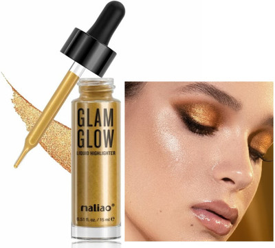Yuency Glow Digger Body Glow Infused with Pearlescent Shimmer for Body,  Highlighter(gold)