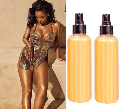 HUZURLU gold body ,face ,hair highlighter for all skin type Highlighter(gold)