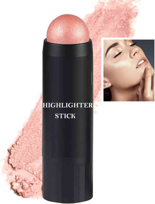 REIMICHI New Rose Gold High Pigmented Makeup Cream Highlighter Stick For Face Makeup Highlighter(Rose Gold)