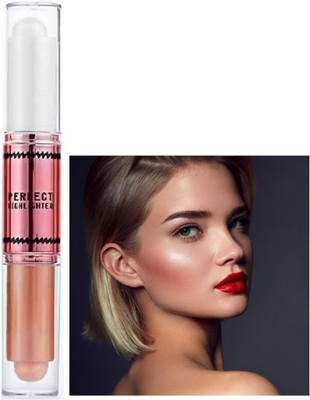 DARYUE All Day Wear Long Lasting, Shimmer Finish Highlighter Stick Highlighter(Multicolor)