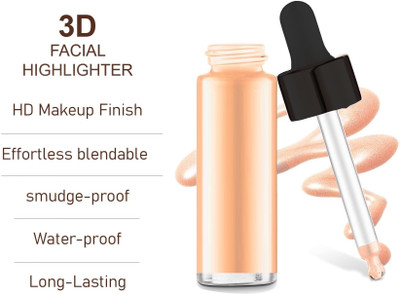 MYEONG Face & Body Highlighter Makeup Smooth Shimmer Makeup Highlighter(Copper)