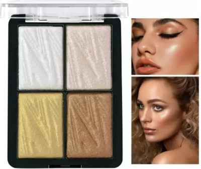DARYUE Lightweight, Easily Blendable Highlighter & Bronzer Palette  Highlighter(Multicolor)