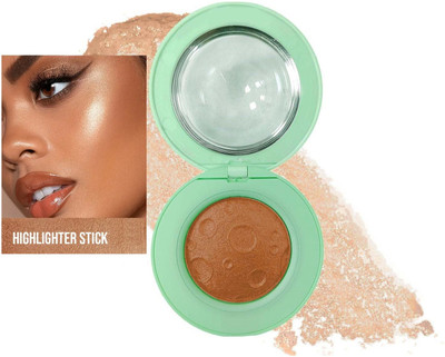 MYEONG Baked Formula Bronze Long Lasting Highly Pigmented Powder Suitable for All Skin Highlighter(Golden Bronze)