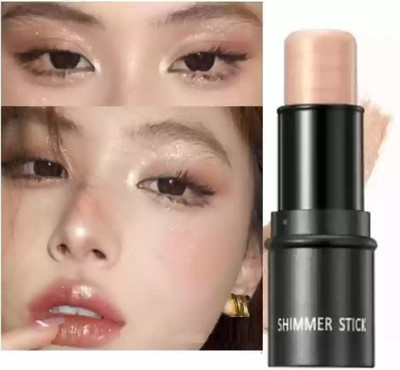 HUZURLU Glow Highlighter for Glowing Skin & Makeup with Sheen and Pearl Effect Highlighter(ROSE GOLD)