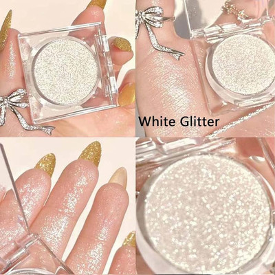 HUZURLU Highlighter Palette for Face Body Cheek Highlighter(OFF WHITE)