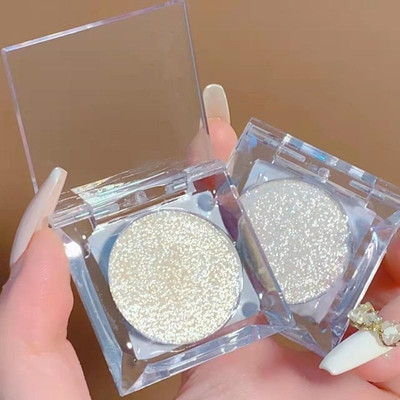WOONGMI Highlighter,Professional Long Lasting Waterproof highlighter in makeup, Highlighter(Silver)