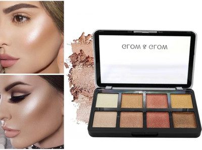 SEUNG PROFESSIONAL HIGHLIGHTER PALLET BEST MULTI COLOR GLOW FACE Highlighter(MULTICOIOR)