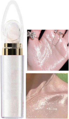 CATERINACHIARA Illuminating Glow Highlighter Blusher Long Lasting Highlighter(silver)