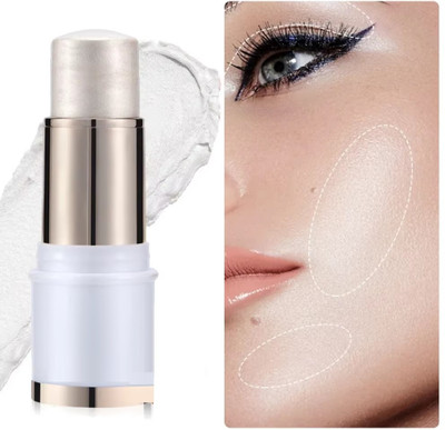 HUZURLU Hardworking Highlighters That Deliver A Lush Glow Highlighter(SILVER)