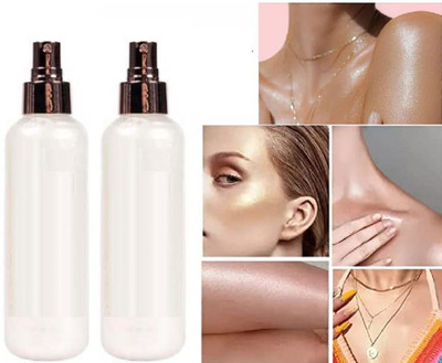 Emijun ILLUMINIZER BODY ,FACE ,HAIR TRANSFER PROOF HIGHLIGHTER  Highlighter(white)