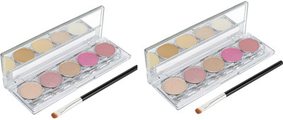GFSU - GO FOR SOMETHING UNIQUE 5 Shades in 1 Highlighter Palette long lasting Highlighter(multicolor)