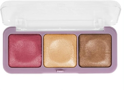 DARVING Highlighter Palette | Ultra Blendable & Long lasting | Shimmer Finish Highlighter(MULTI COLOR)