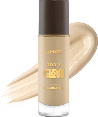 MARS God's Glow Illuminator, Liquid, Radiant Finish Highlighter(05-CARAMEL, 30 ML)