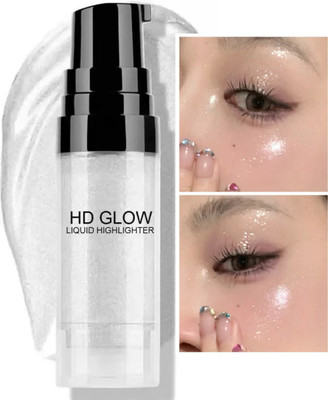 imelda Illuminator Silver Highlighter Ultra Smooth Shine Waterproof Highlighter(Silver)