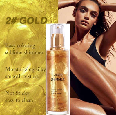 DARVING Shimmer spray for face & body fix finishing spray  Highlighter(Gold)
