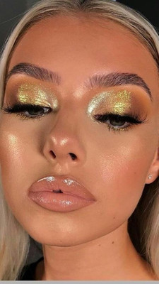 REIMICHI Professional Highlighter Shine And Original Highlighter(gold)